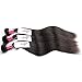 LanQi Brazilian Virgin Hair Straight 3 Bundle Deals 100% Remy Straight Human Hair Weave Extensions Brazilian Hair Weaving