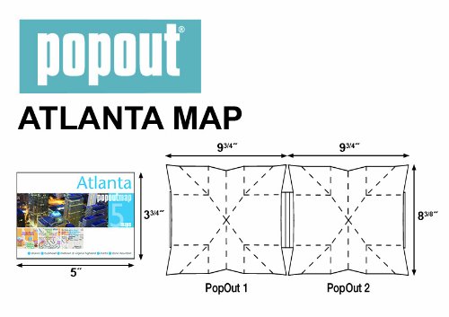 Atlanta Popout Map Popout Maps Maps Popout 9781845879150 Amazon Com Books