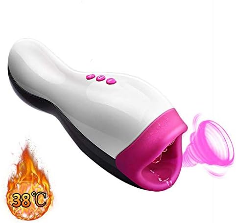 VBUEW Vibrating Bullet New Male Mastur**bator 17 Modes Oral Sexcx Heated Sucking Voice Interaction Real Va-ginà P-ùssy Suck Ví-bratór Sexcx Toys for Men,Wand Ví-bratórs Women Cà-theter Tshirt