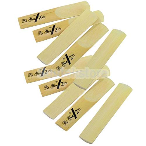 10pcs bE Saxophone Reeds Strength 2.5 Reeds