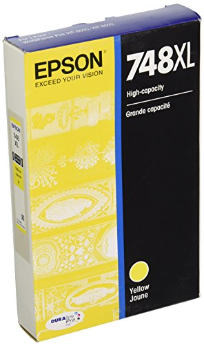 Epson 748 DURABrite Pro High Capacity Yellow Ink Cartridge, 4000 Yield (T748XL420)