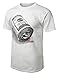 URBANCREWS Mens Hipster Hip Hop Roll of Money T-shirt WHITE MEDIUM