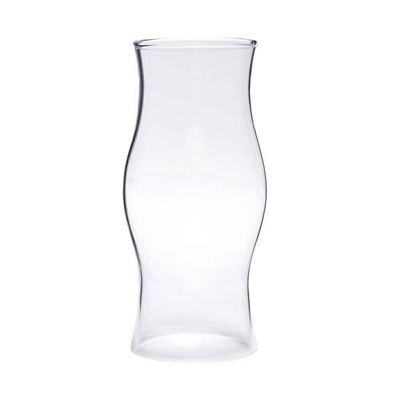 Varia Living Glaszylinder ohne Boden als Ersatzglas für Windlicht oder Wandlampe Durchmesser 9 cm | Glasrohr in der Form rund