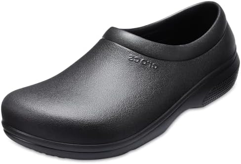Amazon.com | OOFOS Unisex Oocloog Satin Clog Mule,Black,7 B  display picture 1