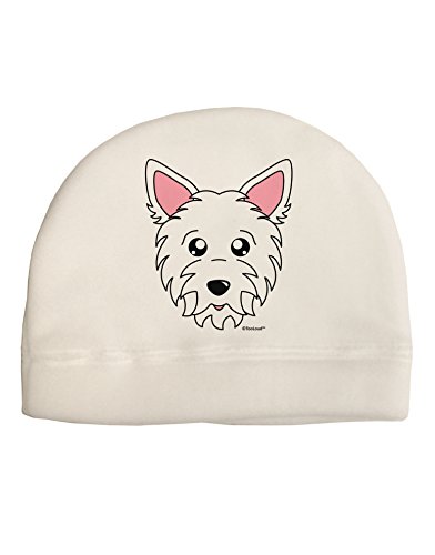 TooLoud Cute West Highland White Terrier Westie Dog Adult Fleece Beanie Cap Hat