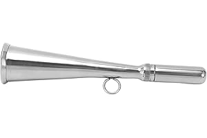 AKLOSIPY Stainless Steel 304 Horn Handheld Foghorn with Removable Mouthpiece, Universal Fit for Boat