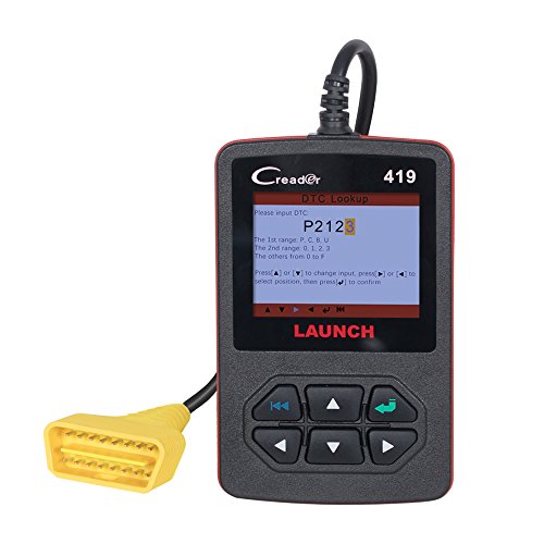 Launch Creader 419 ( Launch CReader CR4001 ) Code Reader OBDII / EOBD CR419 Auto Scan Tool Support Lifetime Free Upgrade Same Function As Launch CReader 4001