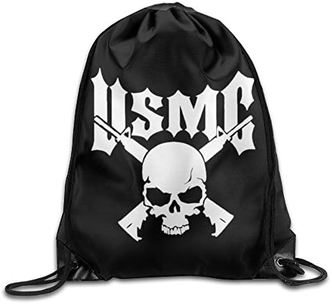 MPOD US Marine Corps USMC Logo Drawstring Backpack Bag