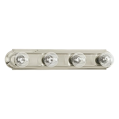 Sea Gull Lighting 4701-962 De-Lovely Four-Light Bath or Wall Light Fixture, Brushed Nickel Finish Sea Gull Lighting 4701-962 De-Lovely Four-Light Bath or Wall Light Fixture, Brushed Nickel Finish