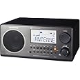 Sangean WR-2 AM / FM-RBDS Wooden Cabinet Digital Tuning Radio (Black)