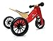 Kinderfeets TinyTot Wooden Balance Bike and Tricycle, Convertible No Pedal Balance Trike for Kids and Push Bike