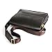 Men's Messenger Bag Classic Vintage Leather Shoulder Bags Crossbody Bags Business Briefcase Composite Leather Casual Bag (Brown)