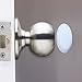 Outus Door Knob Wall Protector Shield Plates Round White Self Adhesive Wall Guards Stopper Door Handle Bumper Rubber Stop, 8 Pieces (1.6 Inch)