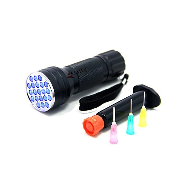 SAMS-Fishing-21-LEDs-Super-Bright-Light-UV-Glue-Cure-Flashlight-and-Syringe-Coating-Tools-For-Fly-Tying-UV-Kits-Buzzer-Bug-Nymph-Head-Body-Trout-Flies-Making