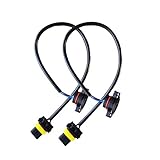 LED Fog Lights Lamp Adapter Wires For 2010 and up Jeep Wrangler JK 9005/9006 to 5202/2504/H16