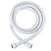 Dura Faucet DF-SA200-WT RV 60-inch Flexible Stainless Steel Handheld Shower Head Hose (White)