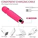 Mini Wireless Wand Massager, Rechargeable Waterproof Personal Electric Massager with 8 Powerful Speeds & 20 Vibration Modes for Back Neck Shoulder Body Massager