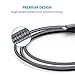 Anker Powerline+ Lightning Cable (3ft) with Pouch, Nylon Braided Charging Cable for iPhone Xs/XS Max/XR/X / 8/8 Plus / 7/7 Plus / 6/6 Plus / 5s and More (Gray)