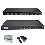 Security-01 1x8 8 Ports HDMI Powered Splitter for Full HD 1080P & 3D Support (One Input to Eight Outputs)