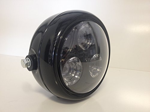 Speedmotoco Black Led Headlight Motorcycle Cb350 Cb750 Cx500 Import It All