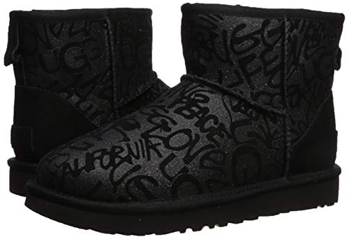 UGG-Womens-Classic-Mini-Sparkle-Graffiti-Fashion-Boot