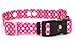 Replacement Receiver Collar Straps for All Brands Electric Dog Fences | Pink Dot | PetSafe, Invisible Fence, More (Up to 12