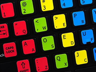 DVORAK LEARNING KEYBOARD STICKER FOR NOTEBOOK, DESKTOP AND LAPTOP