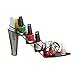 Black Metal Mesh Wire Jeweled Stiletto High Heel Nail Polish Rack/Cosmetic Organizer Display Stand