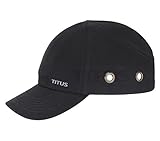 Titus Lightweight Safety Bump Cap - Baseball Style Protective Hat (Black)