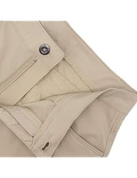 Alpes suizos pantalones matriculables con protección solar UPF 30 + para dama, repelente al agua, con múltiples bolsillos