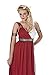 Women's Roman Empress Costume - Greek Goddess Outfit for Halloween Party, S Red