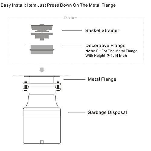 GZILA Garbage Disposal Strainer and Stopper with Decorative Disposal