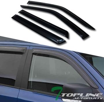 Topline Autopart Sun Rain Smoke Guard Shade Deflector Window Visors For 96 Nissan Pathfinder Qx4 Side Window Wind Deflectors Visors Amazon Canada