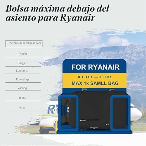 Mochila 40x30x20 para Ryanair 24L