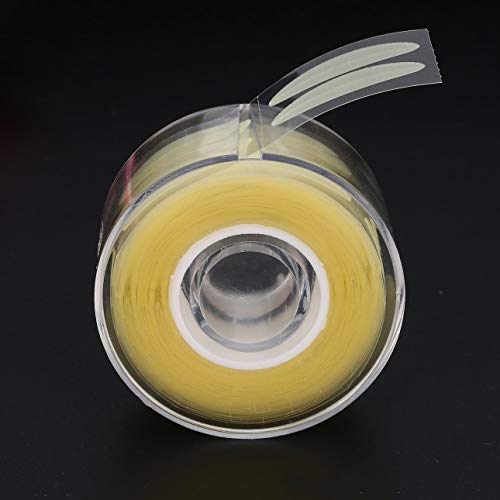 Liobaba 300 Pairs Double Eyelid Tape Stickers,Invisible Eye Stickers Natural Waterproof Eye Tape Adhesive Magic Charm Big Eye Fiber Glue Tapes 2 Roller + Shaped Fork
