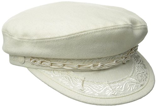 Aegean Men's Wool Greek Fisherman's Cap, Ecru, 7 1/2
