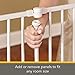 Toddleroo by North States - 3 In 1 Metal Superyard Baby Play Yard: 8 Panel Playpen, Gate, or Extra Wide Fence - Encloses Up to 19 Square Feet - 30 Inches Tall - Taupe