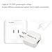 USB Wall Charger 1A/5V Universal USB AC Power Adapter Travel Home Wall Charger (3 Pack-White)