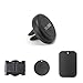 TechMatte MagGrip Car Phone Mount & Adjustable Cradle Mount Bundle | Magnetic Air Vent Car Phone Holder with Bonus Phone Clamp Device Mount