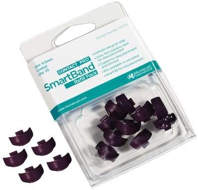 Microbrush Contactpro SmartBands Sectional Matrix Bands-6.5mm Refill. CTD, Purple. 25/pk 291705