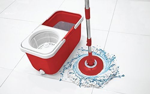 Big Boss INSTAMOP The Spinning Action Mop with Stackable Bucket - Red by Big Boss