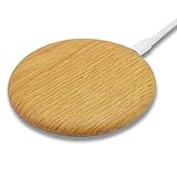 Omio Wooden Wireless Charger Wood Wireless Charging Pad Fast Wireless Charging Base for iPhone Xs Max/XR/XS/X/8 Plus Samsung Galaxy Note 9/8/7/6/5 Galaxy S10/10+/S10E/S9/S9+/S8/S8+ & More Qi Devices