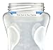 Feeding Bottle by Teppie - Temperature Sensitive for Child Safety - 8 oz - Great for Weaning Breastfeeding Babies or Baby Formula - Features Detachable Handle - Dishwasher & Freezer Safe