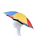 JANGANNSA Funny Umbrella Hat Adult and Kids Folding Cap for Beach Fishing Golf Party Headwear