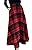 Cromoncent Women's A Line High Waist Plaid Classic Wool Blend Midi Skirt