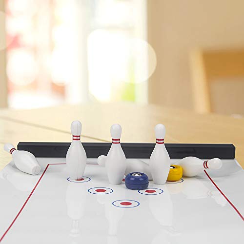 TOCO FREIDO Table Top Bowling Game for Kids and Adult, Funny Game for Family and Friends - Team Board Game Training is Easy to Set-Up and So Compact for Storage