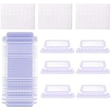 150 Sets Plastic Hanging Folder Tabs and Inserts, 2" File Tabs and Hanging File Inserts, Easy to Read and Identify Files