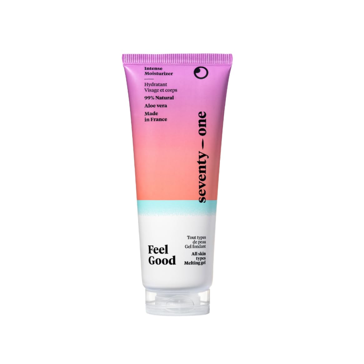 SeventyOne Percent | Feel Good | Moisturising Melting Gel for Face and Body | Soothes & Moisturises | Instant Freshness | With Aloe Vera | 100% Natural & Vegan | Made in France | 200 ml