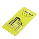 Kocome 7Pcs 0.7mm-3mm Mini Hexagon Hex Allen Key Set Wrench Screwdriver Tool Kit