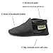SAYOYO Baby Soft Sole Prewalkers Skid-Resistant Baby Toddler Shoes Cowhide Shoes (12-18 Months, Dark Grey)